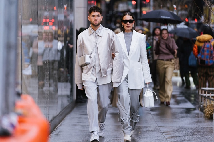 Look of the Week: Channel Monochromatic Style With Clean White and Greys