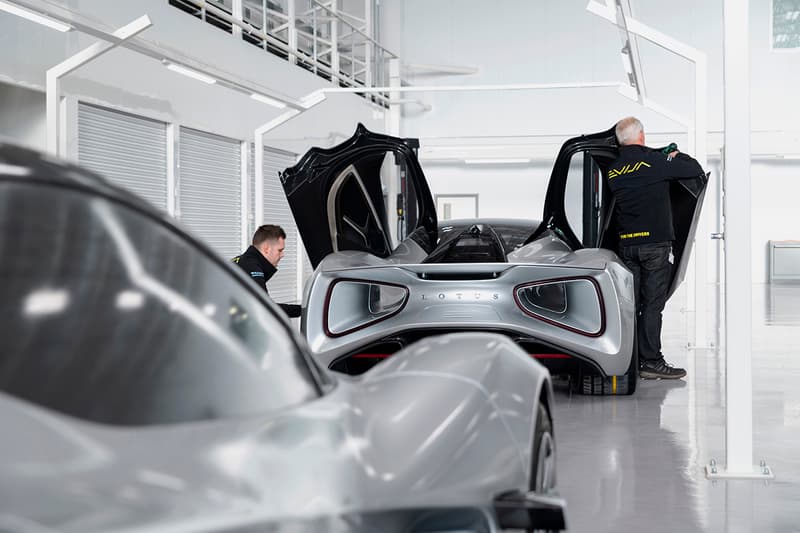 Lotus Evija All-Electric 2000 PS Hypercar Unveiled Closer Look Official Release Information Hethel UK New Factory 2020 Deliveries Prototype Race Track Car British
