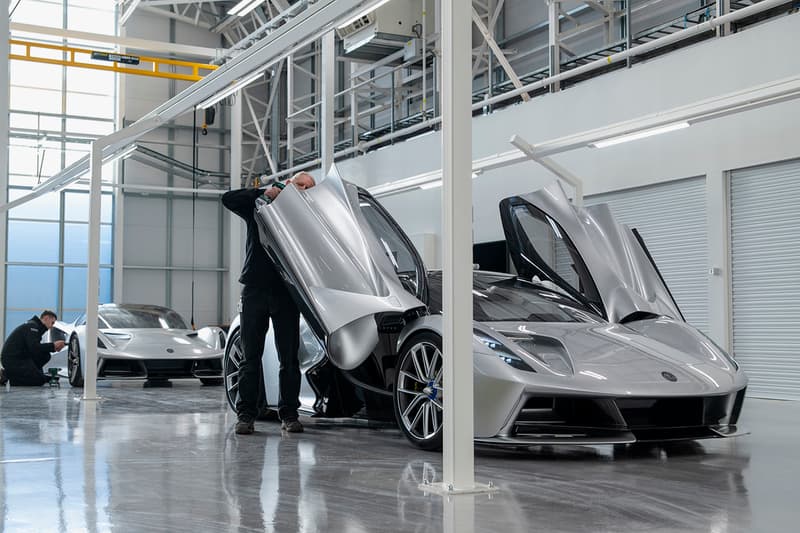 Lotus Evija All-Electric 2000 PS Hypercar Unveiled Closer Look Official Release Information Hethel UK New Factory 2020 Deliveries Prototype Race Track Car British