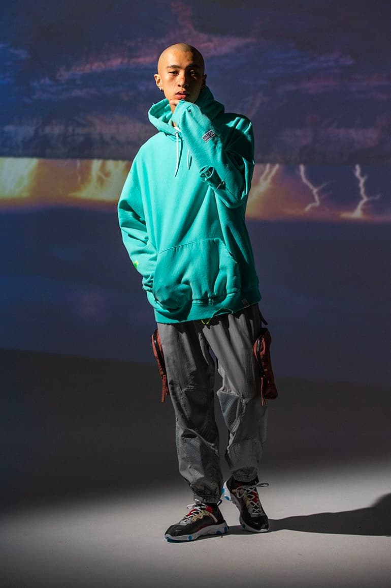 MAGIC STICK Spring Summer 2020 Lookbook collection capsule tokyo collaboration wild things avirex technical discus athletic japanese designer coats jackets pullover anoraks