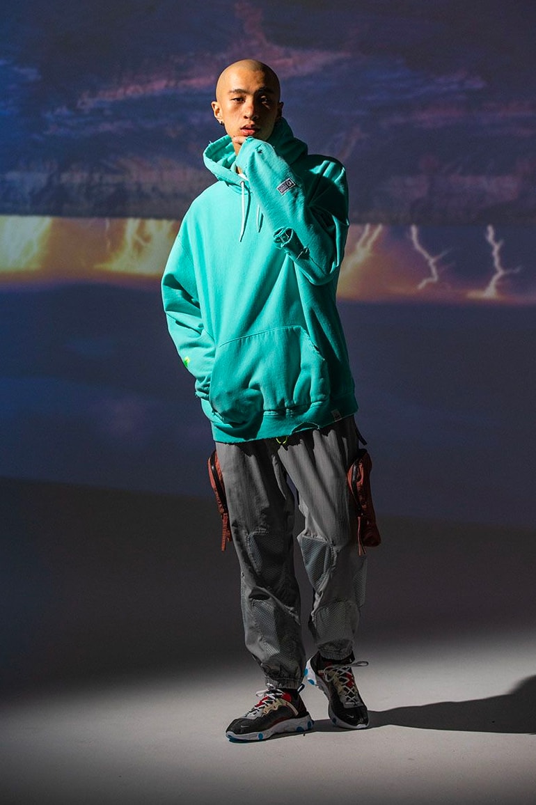 MAGIC STICK Spring Summer 2020 Lookbook collection capsule tokyo collaboration wild things avirex technical discus athletic japanese designer coats jackets pullover anoraks