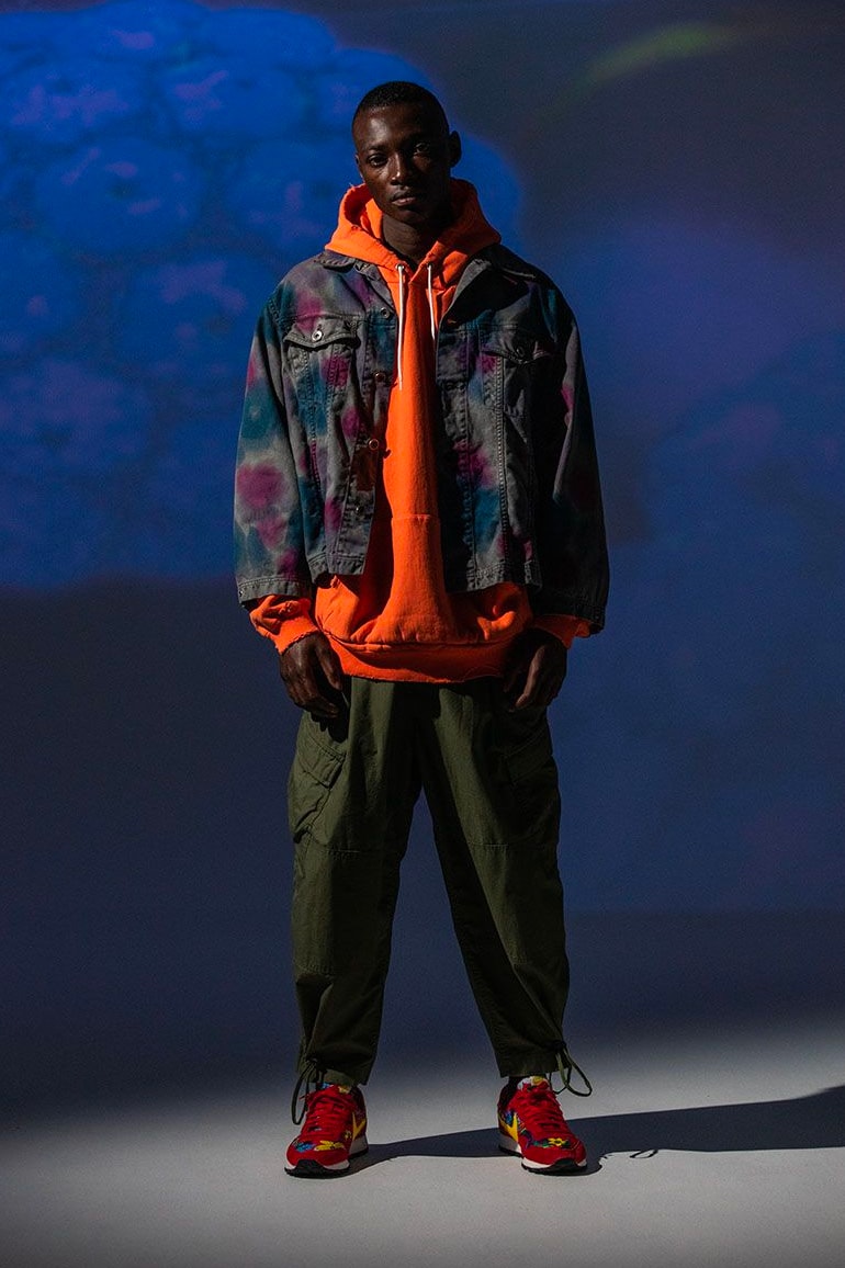 MAGIC STICK Spring Summer 2020 Lookbook collection capsule tokyo collaboration wild things avirex technical discus athletic japanese designer coats jackets pullover anoraks