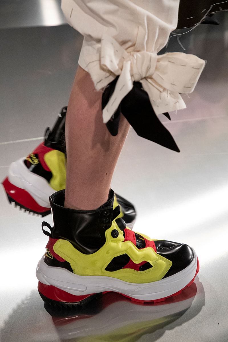 Maison Margiela x Reebok Tabi Instapump Fury Collaboration Sneaker Fall winter 2020 fw20 mens womens september release date colorways