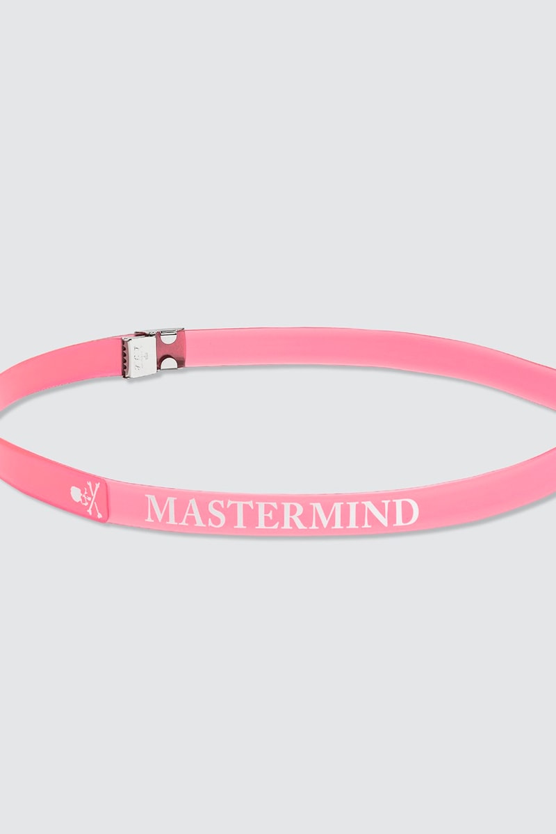 mastermind WORLD Vinyl Belt Release Info Buy Price Black Red Pink Yellow Orange