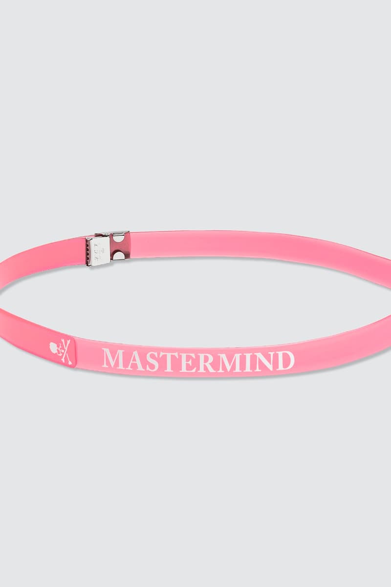 mastermind WORLD Vinyl Belt Release Info Buy Price Black Red Pink Yellow Orange