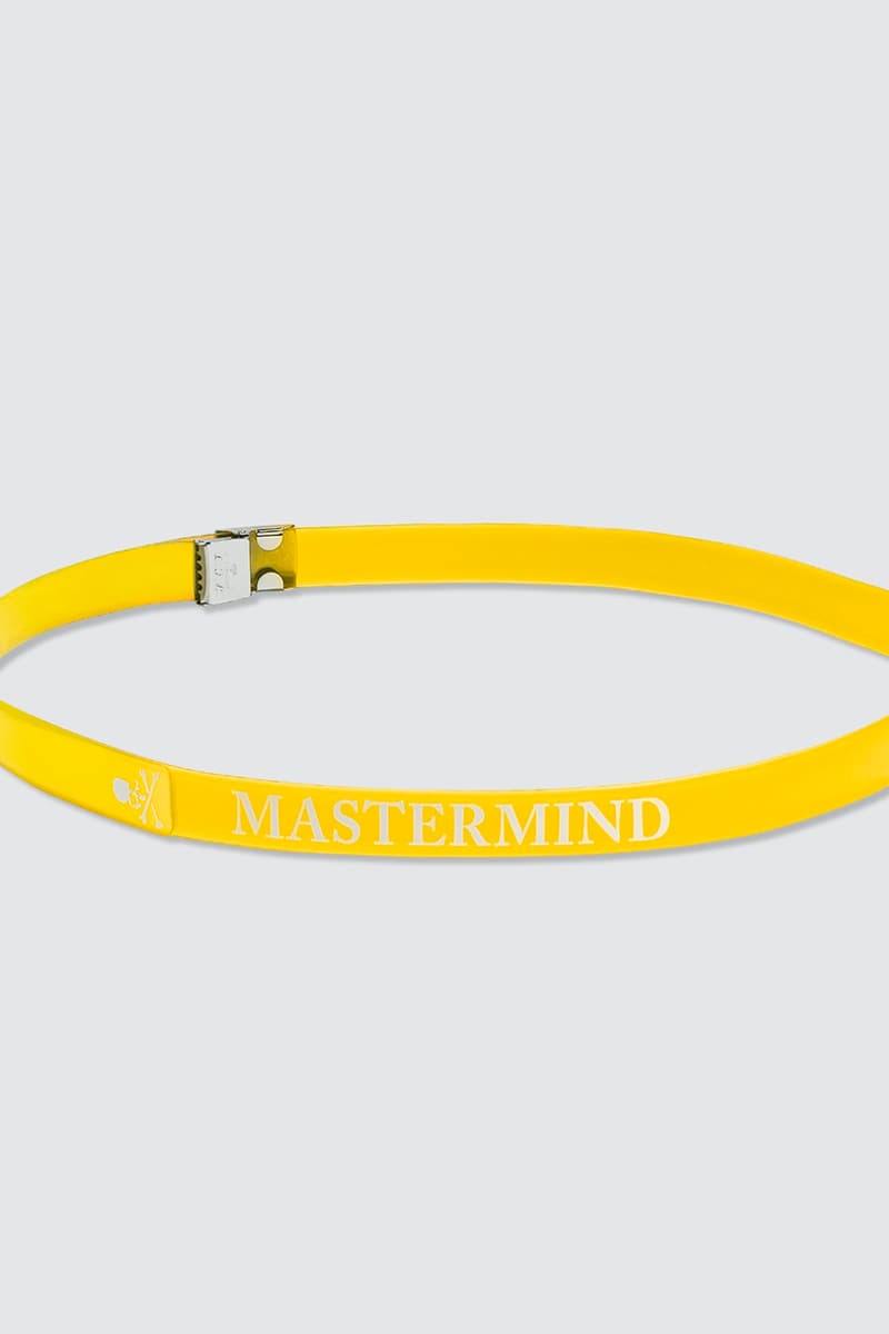mastermind WORLD Vinyl Belt Release Info Buy Price Black Red Pink Yellow Orange