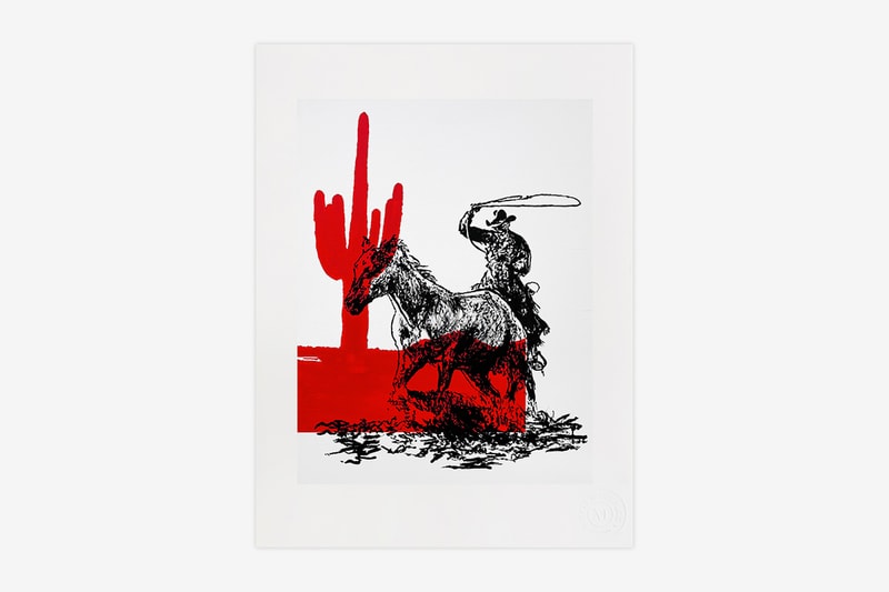 Matt McCormick Somewhere I Can Walk Alone And Leave Myself Behind Edition Print cathartic red cactus Neil Young crazy horse country home