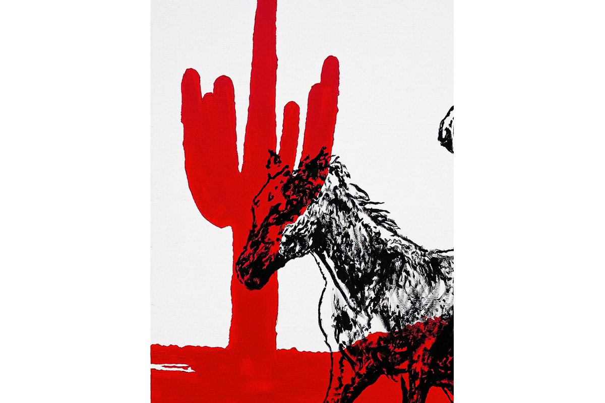Matt McCormick Somewhere I Can Walk Alone And Leave Myself Behind Edition Print cathartic red cactus Neil Young crazy horse country home