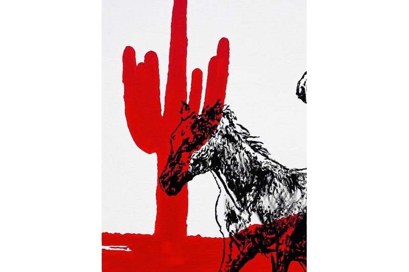 Matt McCormick Somewhere I Can Walk Alone And Leave Myself Behind Edition Print cathartic red cactus Neil Young crazy horse country home