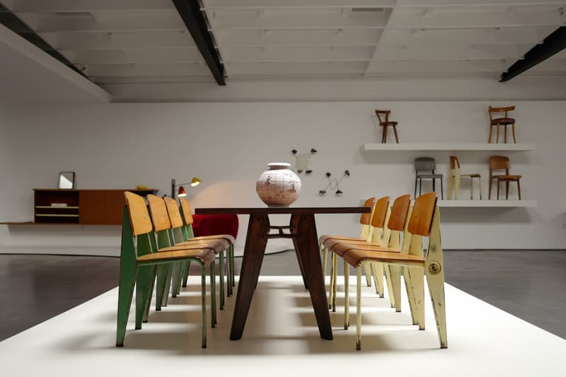 Maxfield Gallery LA Exhibition "Furnished Room" Furniture Chairs Tables Fixtures Eames Frieze LA