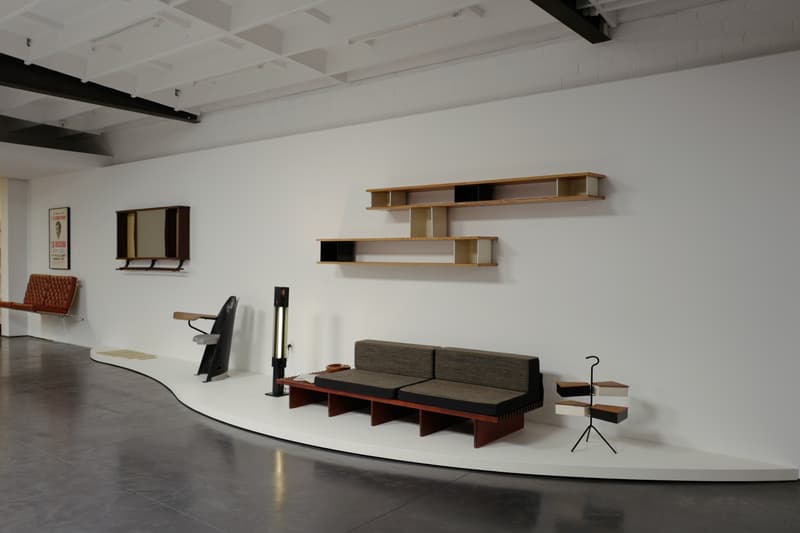 Maxfield Gallery LA Exhibition "Furnished Room" Furniture Chairs Tables Fixtures Eames Frieze LA