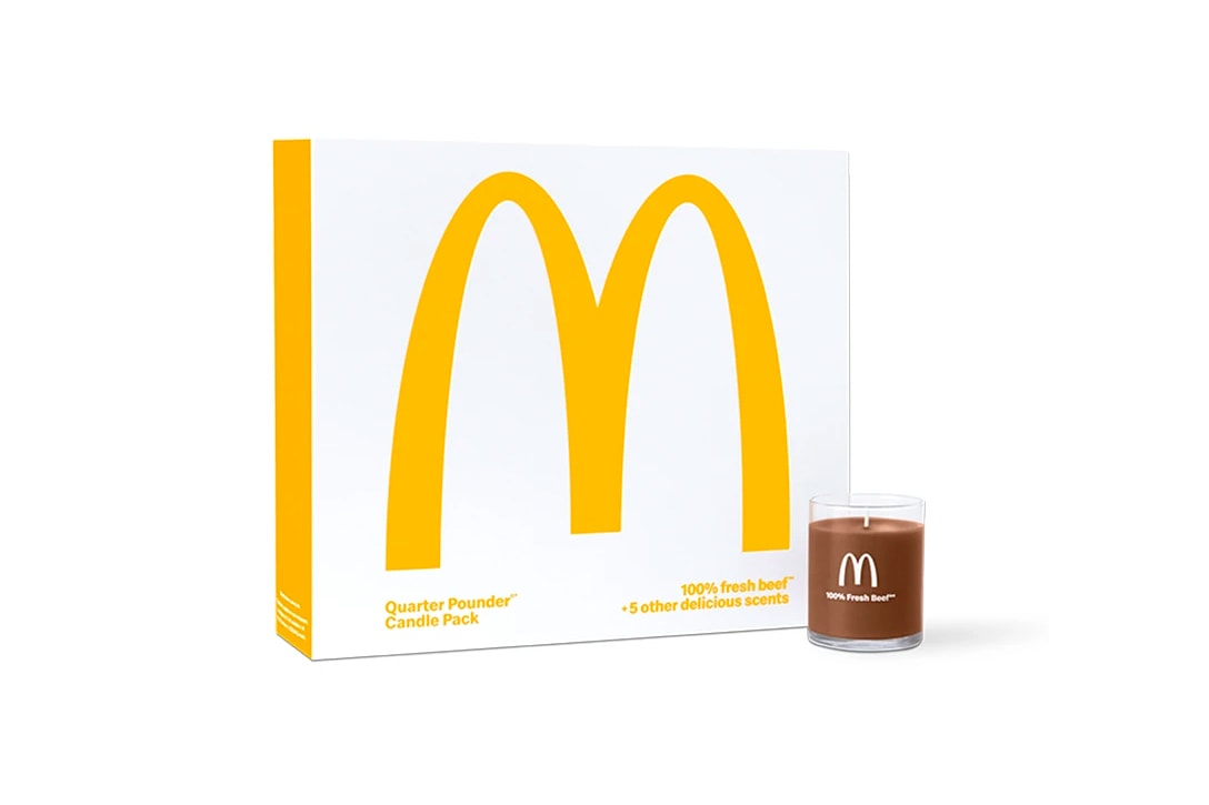 Mcdonald’s Quarter Pounder Fan Club Merch Release Info Buy Price Scented Candle Pack Locket Mittens Pin Calendar T shirt