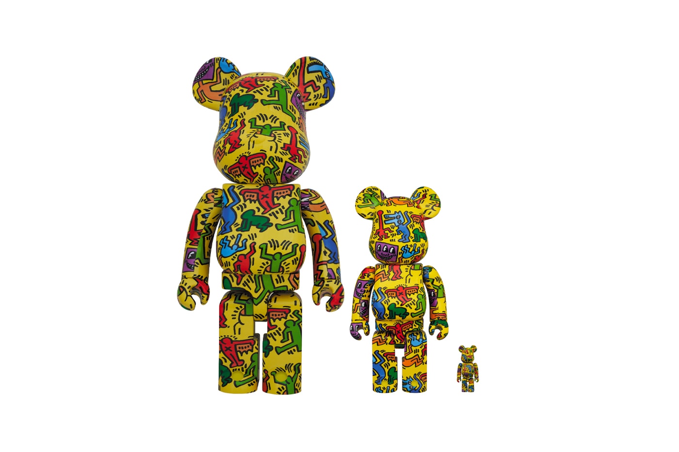 Medicom Toy Drops New jean michel- Basquiat & keith haring Haring BE@RBRICKs 100% 400% 1000% release price info artworks 