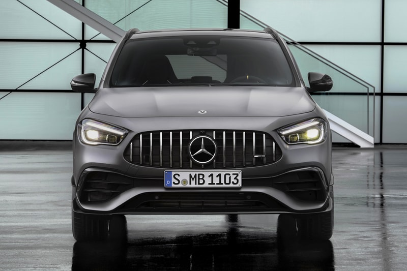 2021 2020 geneva motor show mercedes benz amg gla 45 crossover four cylinder engine powertrain