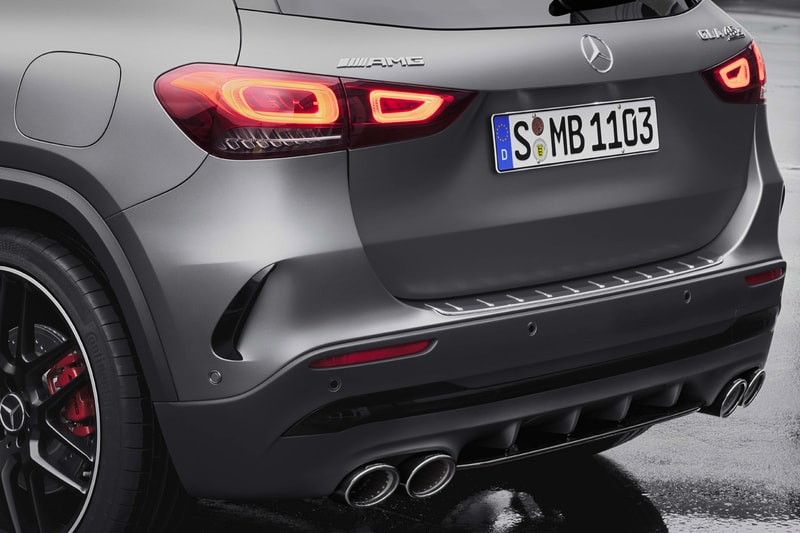 2021 2020 geneva motor show mercedes benz amg gla 45 crossover four cylinder engine powertrain