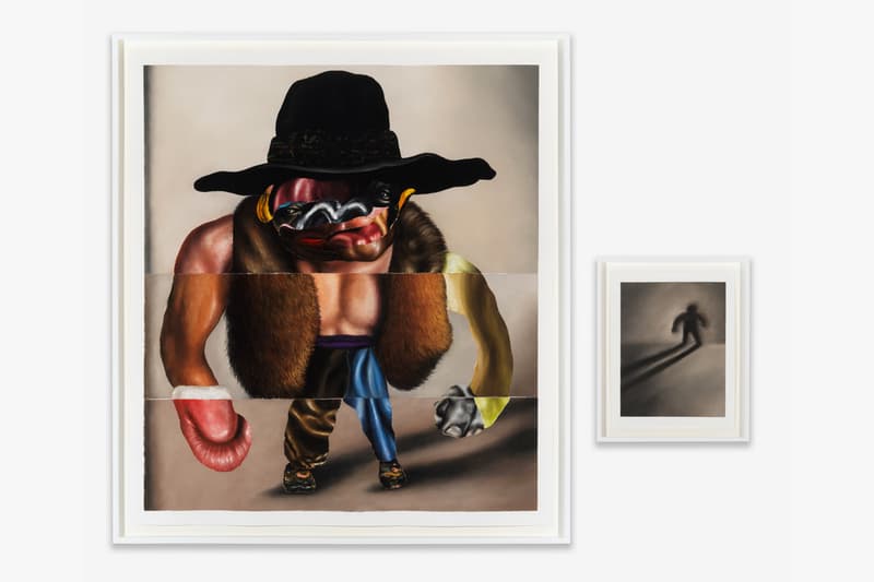 Nathaniel Mary Quinn Exhibition "Soil, Seed, and Rain" Rhona Hoffman Gallery Paintings Expressionistic Cubism Deconstruction Portraits