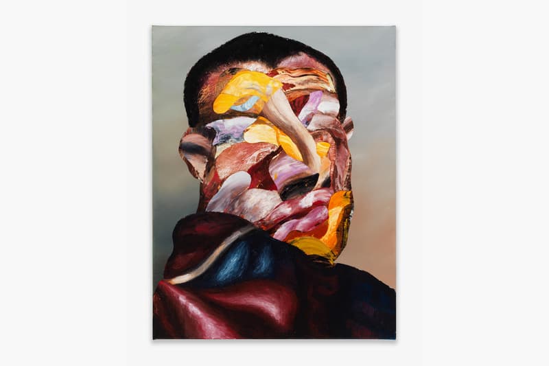 Nathaniel Mary Quinn Exhibition "Soil, Seed, and Rain" Rhona Hoffman Gallery Paintings Expressionistic Cubism Deconstruction Portraits