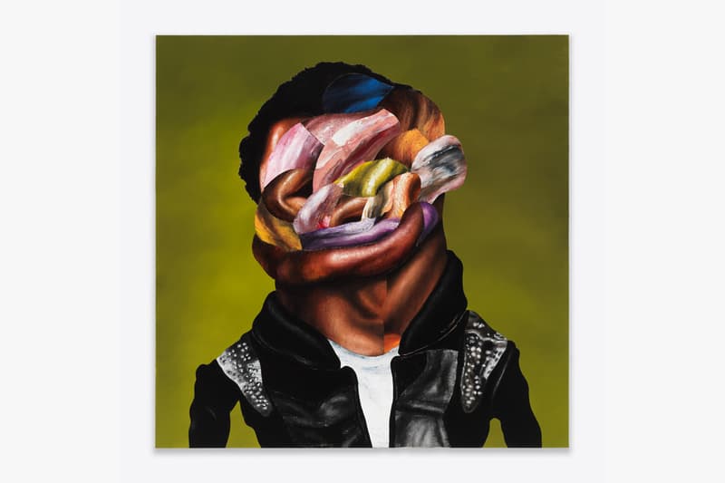 Nathaniel Mary Quinn Exhibition "Soil, Seed, and Rain" Rhona Hoffman Gallery Paintings Expressionistic Cubism Deconstruction Portraits