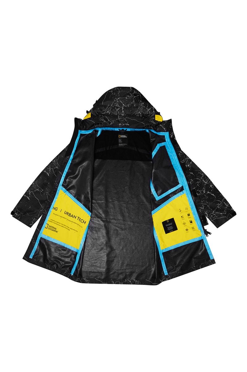 National Geographic "Urban Tech" SS20 Apparel Collection menswear spring summer 2020 europe jacket tee shirt sustainable pants coat technical