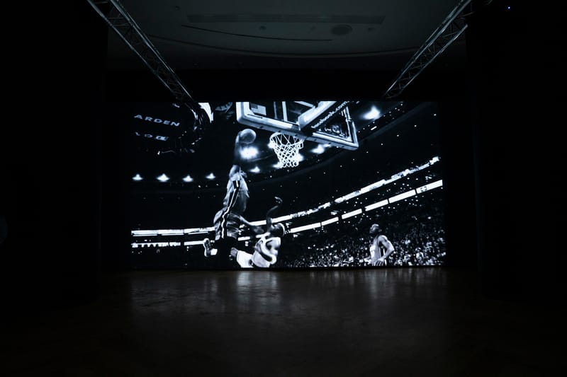 James Harden Curates Video-Wall Installation for "MOMENTUM" NBA All-Star Weekend Exhibition