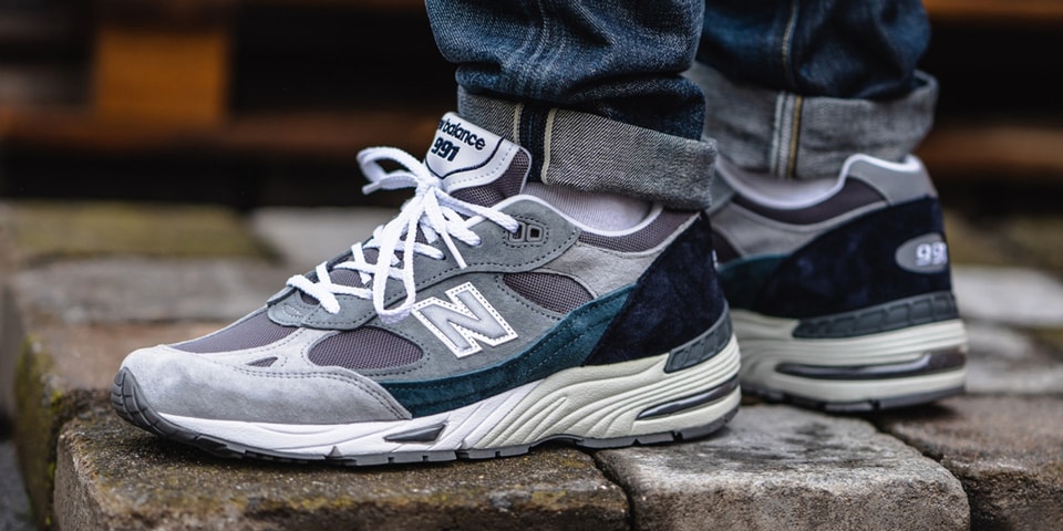 New balance 991 grey blue teal Clearance