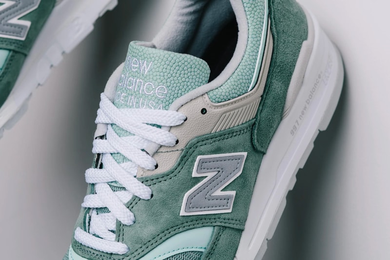New Balance M997SOB Mint White sneakers runners trainers footwear shoes kicks spring summer 2020 collection capsule Fearlessly Independent Since 1906 Arch Support Company