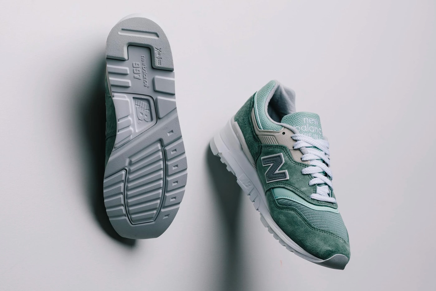 New Balance M997SOB Mint White sneakers runners trainers footwear shoes kicks spring summer 2020 collection capsule Fearlessly Independent Since 1906 Arch Support Company