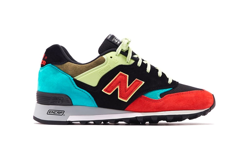 New Balance M577ST Made in UK Multicolor Black sneakers footwear shoes kicks trainers runners spring summer 2020 colletion pigskin suede leather mesh Fearlessly Independent Since 1906