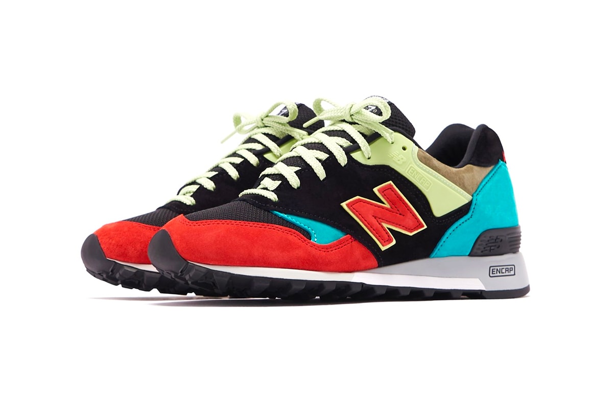 New Balance M577ST Made in UK Multicolor Black sneakers footwear shoes kicks trainers runners spring summer 2020 colletion pigskin suede leather mesh Fearlessly Independent Since 1906