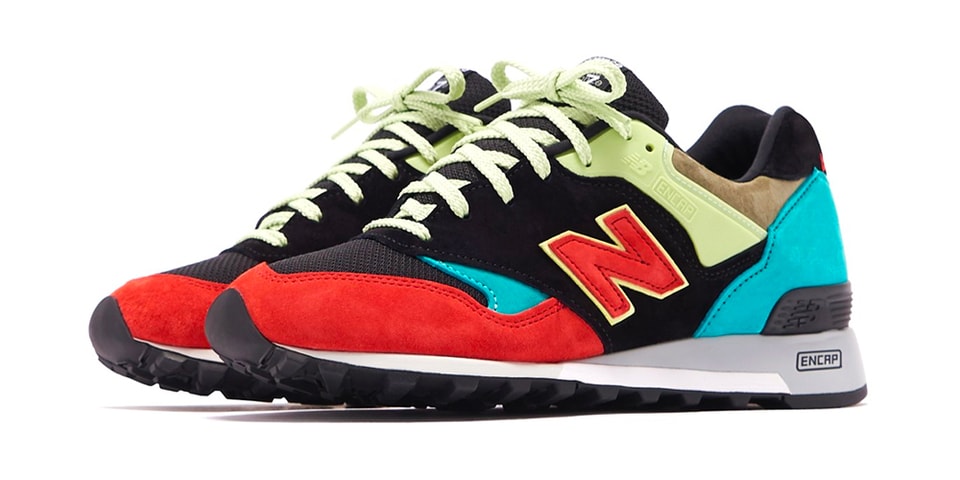 New Balance M577ST Black/Multi Color Made in England - 780951-60-8