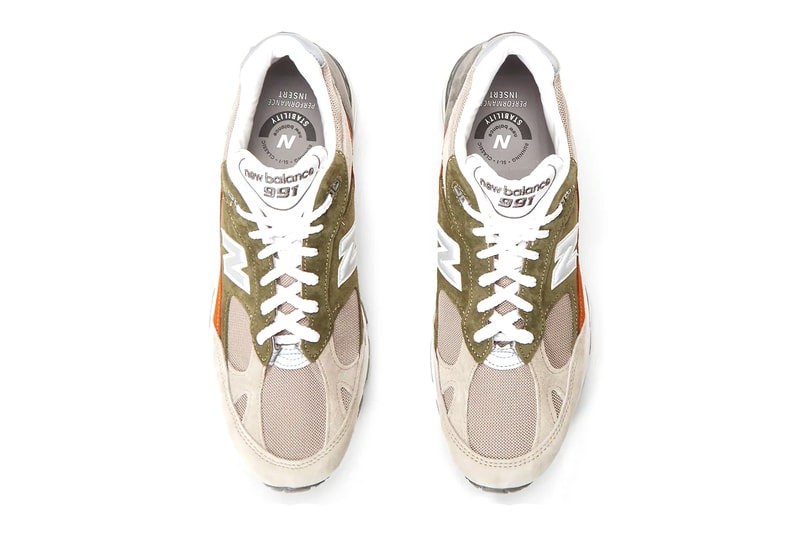 New Balance 991 Green suede leather abzorb midsole encap duo footwear sneakers kicks shoes trainers runners fall winter 2020 collection earth tone pigskin american maine Fearlessly Independent Since 1906