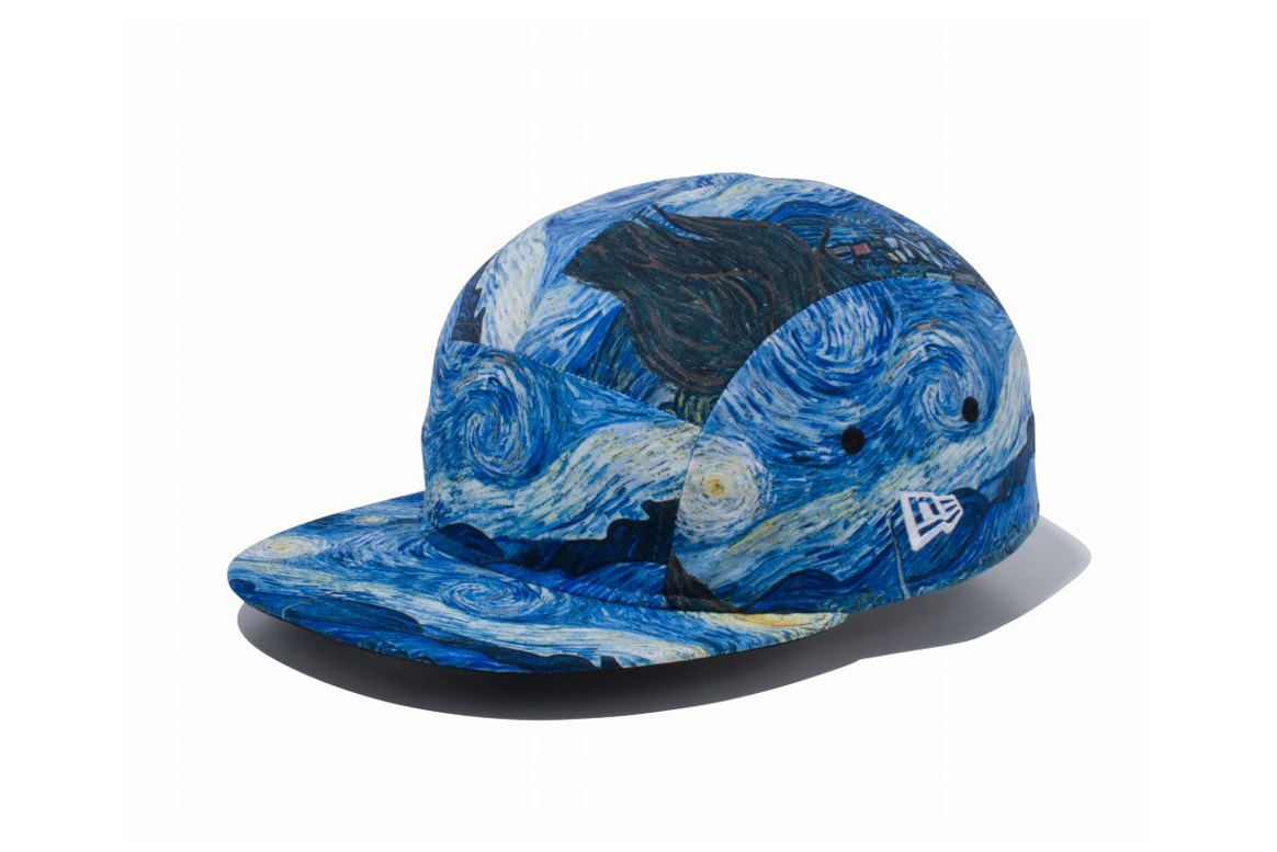 New Era Vincent van Gogh & Claude Monet 59FIFTY 9THIRTY Cap Collection 'Sunflowers' 'Starry Night' Blooming Flowers 'Water Lilies' 'La Japonoise' Paintings Embroidered Artist Signatures japan