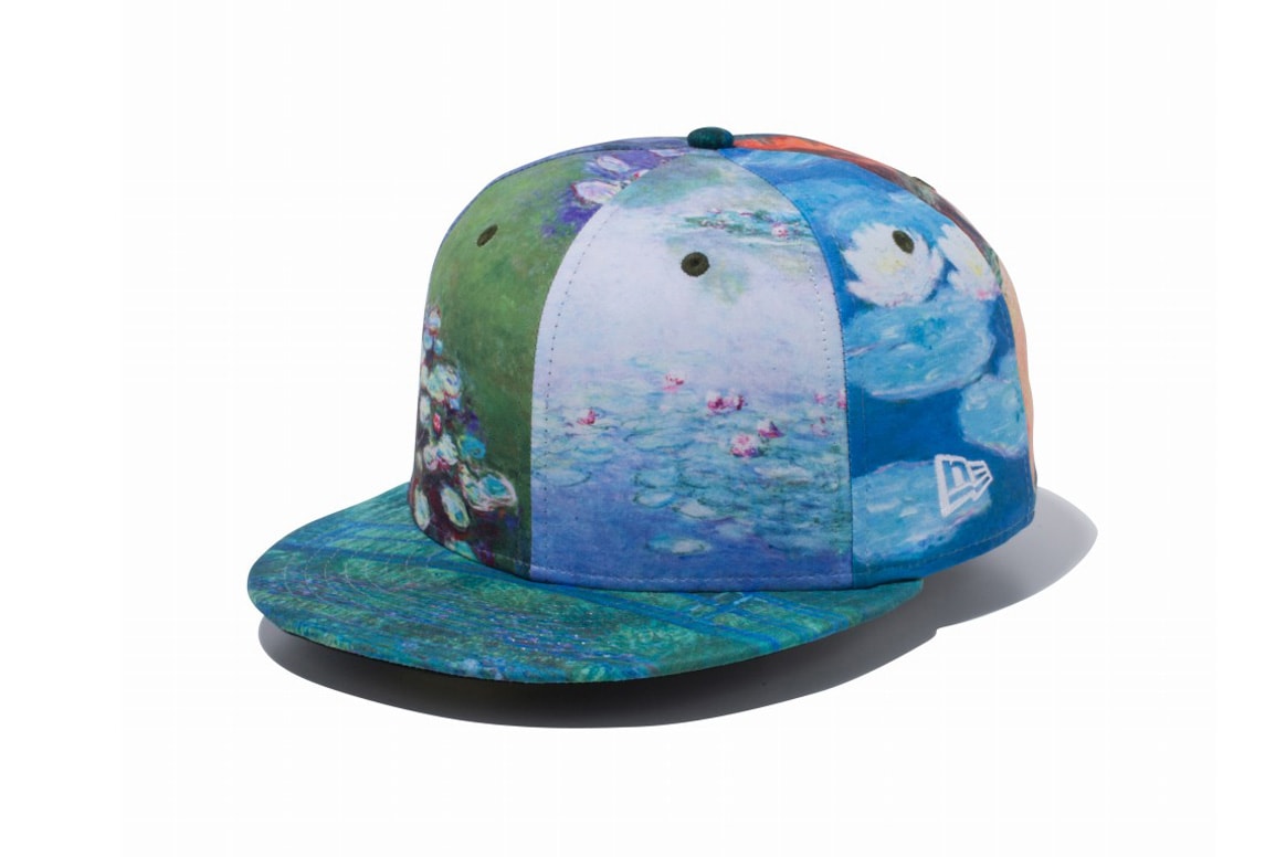 New Era Vincent van Gogh & Claude Monet 59FIFTY 9THIRTY Cap Collection 'Sunflowers' 'Starry Night' Blooming Flowers 'Water Lilies' 'La Japonoise' Paintings Embroidered Artist Signatures japan