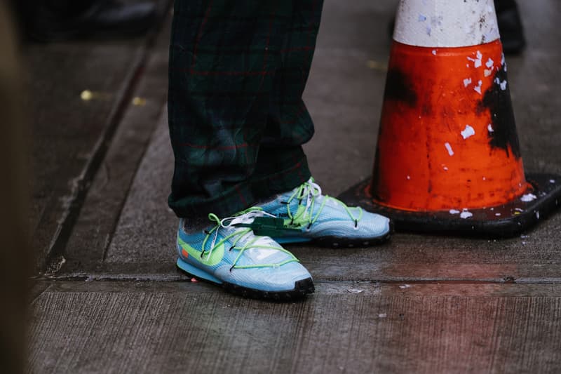 New York Fashion Week Men's Fall/Winter 2020 Street Style Menswear Footwear Womenswear Looks Sneakers Outerwear Undercover x Supreme Louis Vuitton Virgil Abloh Off-White x Nike Tom Sachs Mars Yard Dior Kim Jones Scarr's Pizza AF1