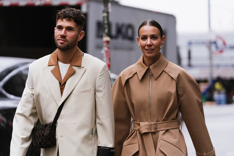 New York Fashion Week Men's Fall/Winter 2020 Street Style Menswear Footwear Womenswear Looks Sneakers Outerwear Undercover x Supreme Louis Vuitton Virgil Abloh Off-White x Nike Tom Sachs Mars Yard Dior Kim Jones Scarr's Pizza AF1