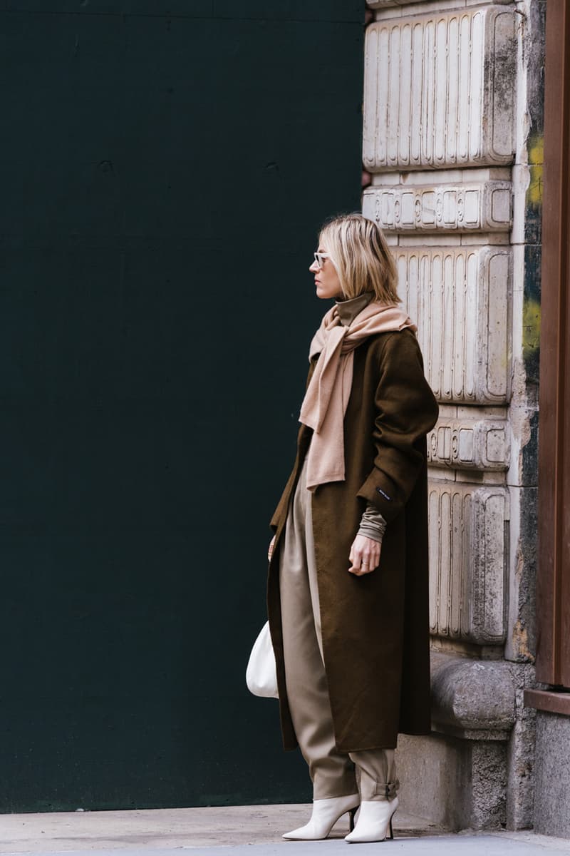 New York Fashion Week Men's Fall/Winter 2020 Street Style Menswear Footwear Womenswear Looks Sneakers Outerwear Undercover x Supreme Louis Vuitton Virgil Abloh Off-White x Nike Tom Sachs Mars Yard Dior Kim Jones Scarr's Pizza AF1