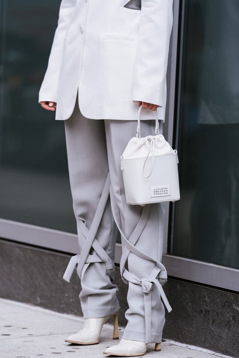 New York Fashion Week Men's Fall/Winter 2020 Street Style Menswear Footwear Womenswear Looks Sneakers Outerwear Undercover x Supreme Louis Vuitton Virgil Abloh Off-White x Nike Tom Sachs Mars Yard Dior Kim Jones Scarr's Pizza AF1