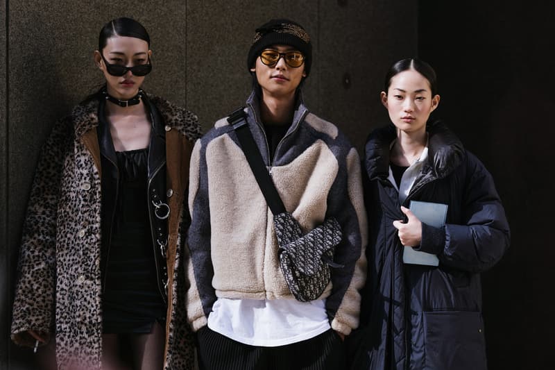 New York Fashion Week Men's Fall/Winter 2020 Street Style Menswear Footwear Womenswear Looks Sneakers Outerwear Undercover x Supreme Louis Vuitton Virgil Abloh Off-White x Nike Tom Sachs Mars Yard Dior Kim Jones Scarr's Pizza AF1