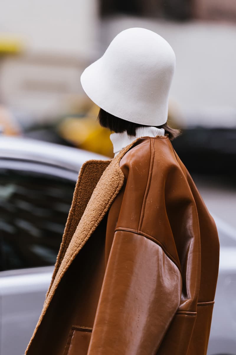 New York Fashion Week Men's Fall/Winter 2020 Street Style Menswear Footwear Womenswear Looks Sneakers Outerwear Undercover x Supreme Louis Vuitton Virgil Abloh Off-White x Nike Tom Sachs Mars Yard Dior Kim Jones Scarr's Pizza AF1