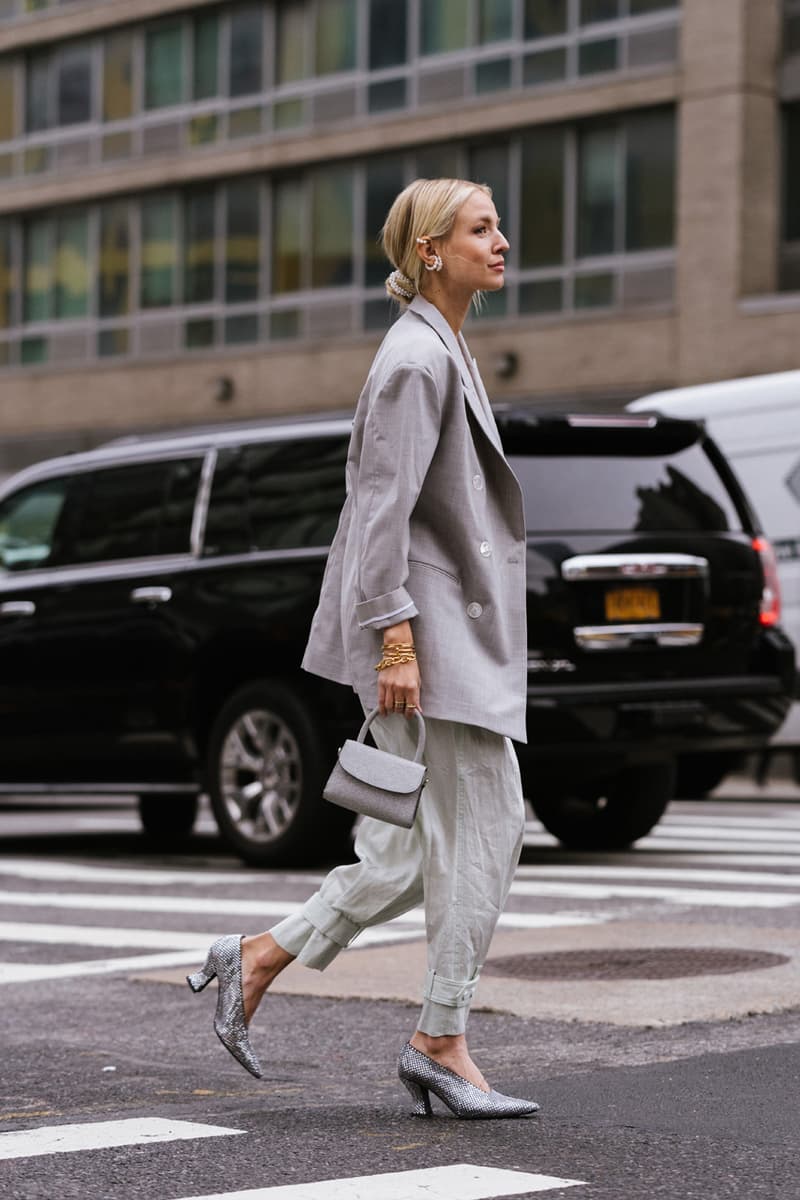 New York Fashion Week Men's Fall/Winter 2020 Street Style Menswear Footwear Womenswear Looks Sneakers Outerwear Undercover x Supreme Louis Vuitton Virgil Abloh Off-White x Nike Tom Sachs Mars Yard Dior Kim Jones Scarr's Pizza AF1