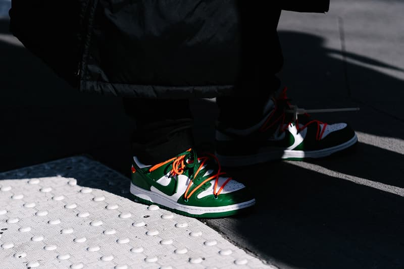 New York Fashion Week Men's Fall/Winter 2020 Street Style Menswear Footwear Womenswear Looks Sneakers Outerwear Undercover x Supreme Louis Vuitton Virgil Abloh Off-White x Nike Tom Sachs Mars Yard Dior Kim Jones Scarr's Pizza AF1