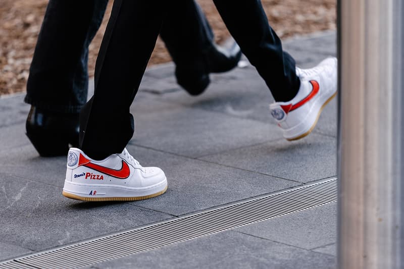 New York Fashion Week Men's Fall/Winter 2020 Street Style Menswear Footwear Womenswear Looks Sneakers Outerwear Undercover x Supreme Louis Vuitton Virgil Abloh Off-White x Nike Tom Sachs Mars Yard Dior Kim Jones Scarr's Pizza AF1