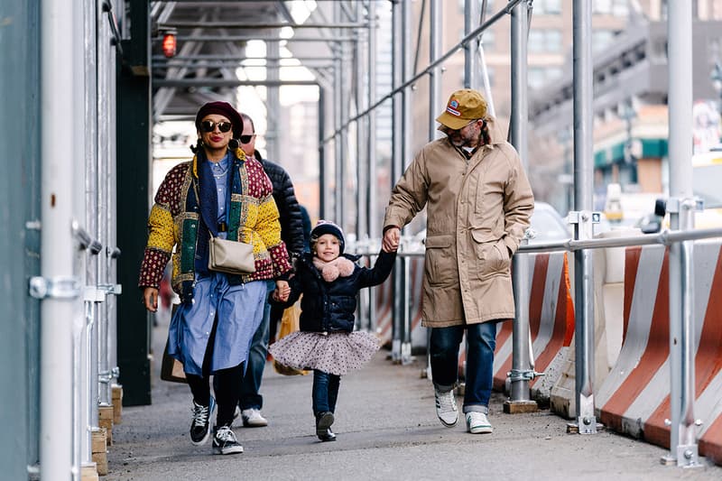 New York Fashion Week Men's Fall/Winter 2020 Street Style Menswear Footwear Womenswear Looks Sneakers Outerwear Undercover x Supreme Louis Vuitton Virgil Abloh Off-White x Nike Tom Sachs Mars Yard Dior Kim Jones Scarr's Pizza AF1