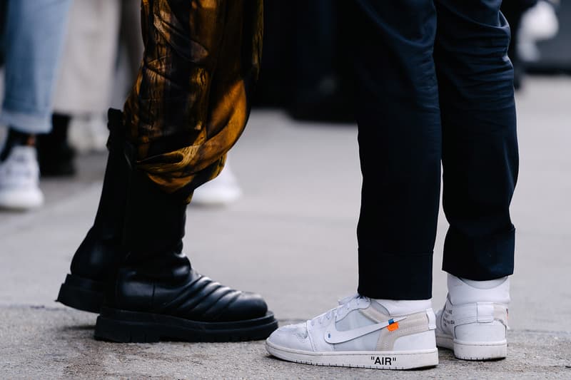 New York Fashion Week Men's Fall/Winter 2020 Street Style Menswear Footwear Womenswear Looks Sneakers Outerwear Undercover x Supreme Louis Vuitton Virgil Abloh Off-White x Nike Tom Sachs Mars Yard Dior Kim Jones Scarr's Pizza AF1