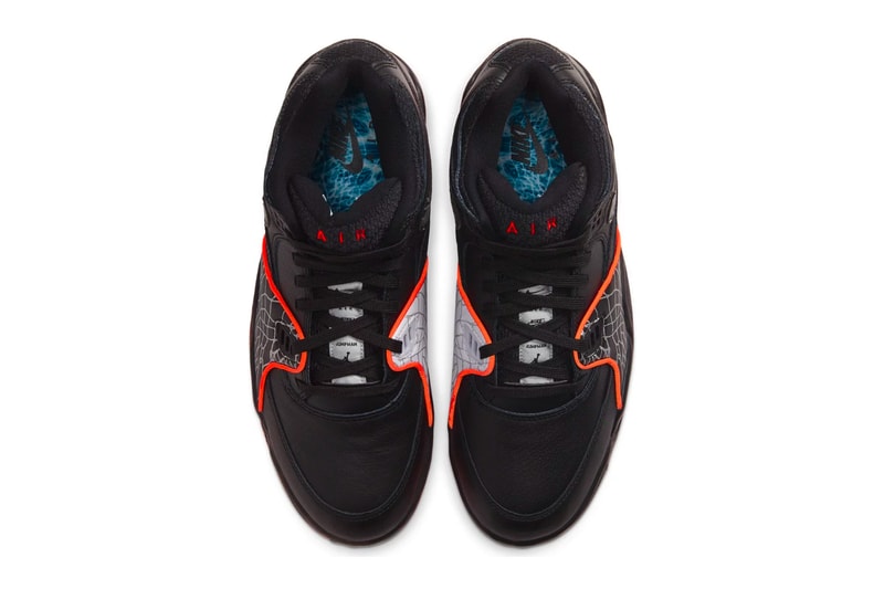 Nike Air Flight '89 Black Orange Blaze spring summer 2020 collection leather Ct8478 001 swoosh footwear sneakers shoes kicks trainers runners basketball jordan brand air jordan