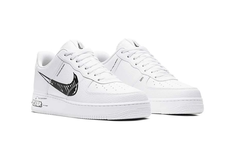 nike sportswear air force 1 low blazer mid sketch white black platinum tint CW7580 CW7581 101 release date info photos price