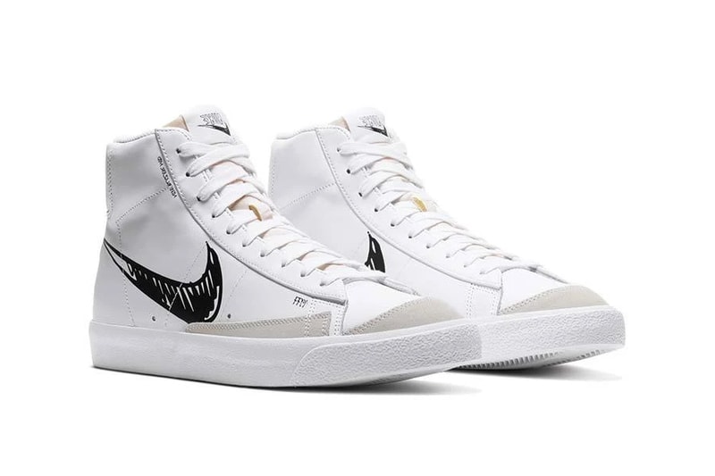 nike sportswear air force 1 low blazer mid sketch white black platinum tint CW7580 CW7581 101 release date info photos price