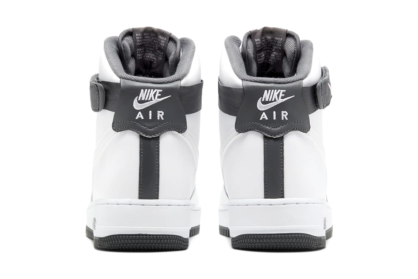 black gray and white air forces