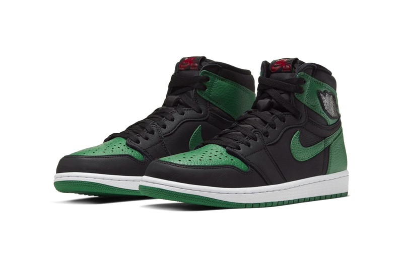 Air Jordan 1 Retro High OG "Pine Green" Release Info 555088-030 Black/White-Pine Green/Gym Red Orange where to cop snkrs retailers stockist 