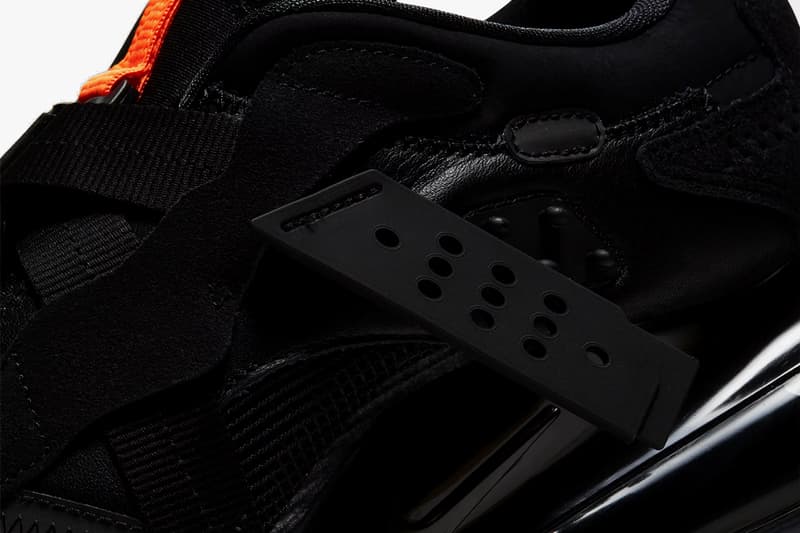 nike air max 720 obj slip black total orange team orange da4155 001 800 cleveland browns release date info photos price